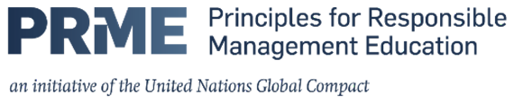 PRME:" Principles for responsible management education" logo